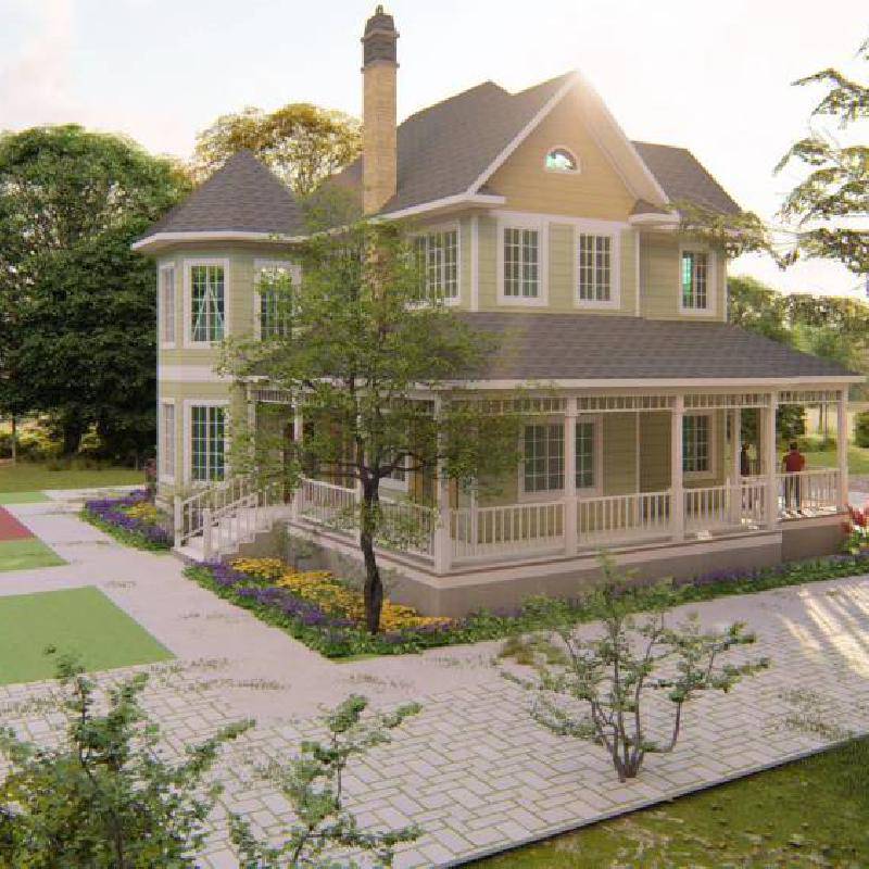 石家庄栾城材料自建房轻钢别墅房屋75节能系数