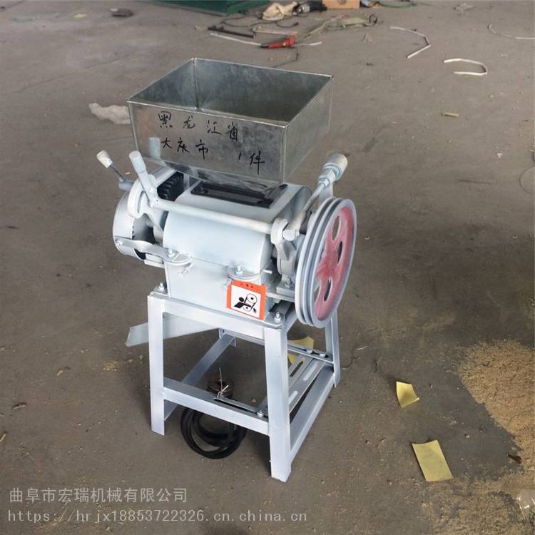 四川小型花生破碎机 花生碎加工机械 小型玉米加工机器