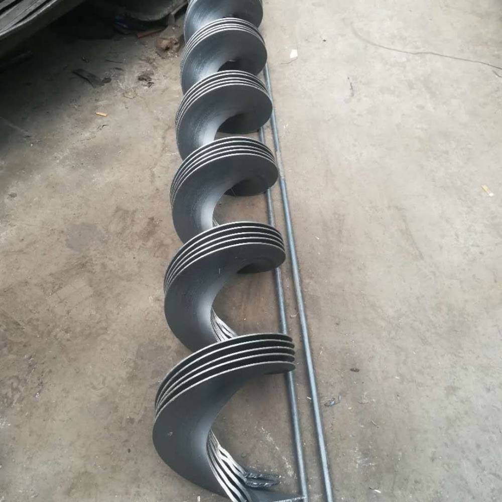 碳钢螺旋叶片不锈钢绞龙叶片分段等厚螺旋单片输送机螺旋轴加工定制