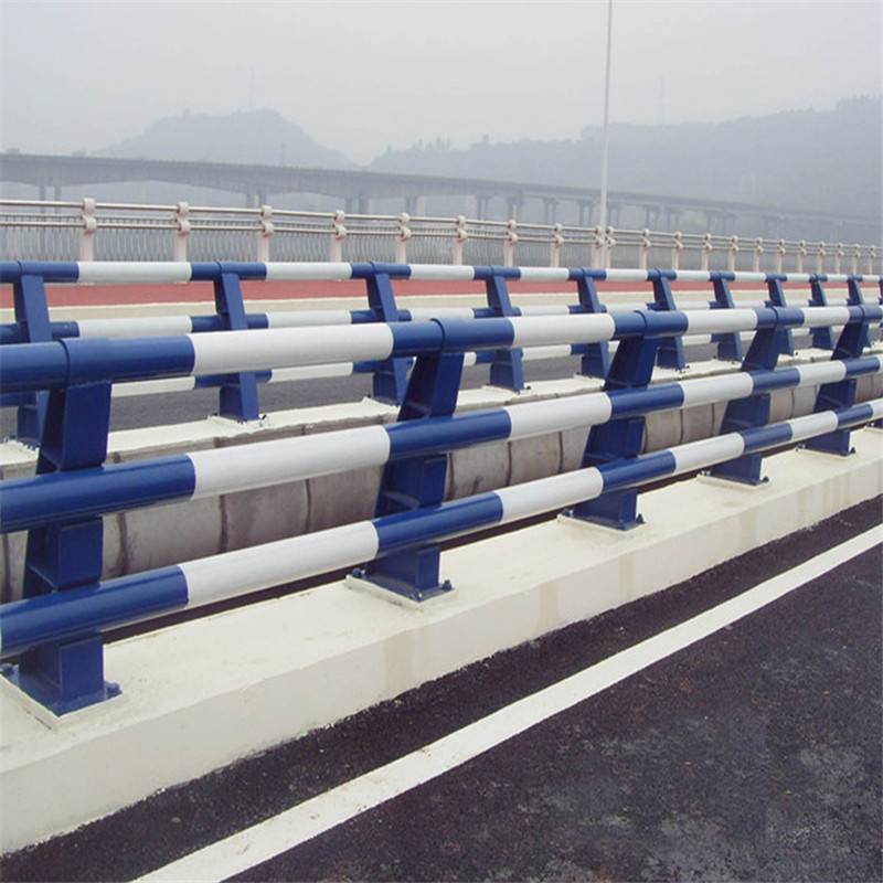 桥梁护栏桥梁道路防撞护栏河道景观护栏水库站台隔离防撞护栏立柱