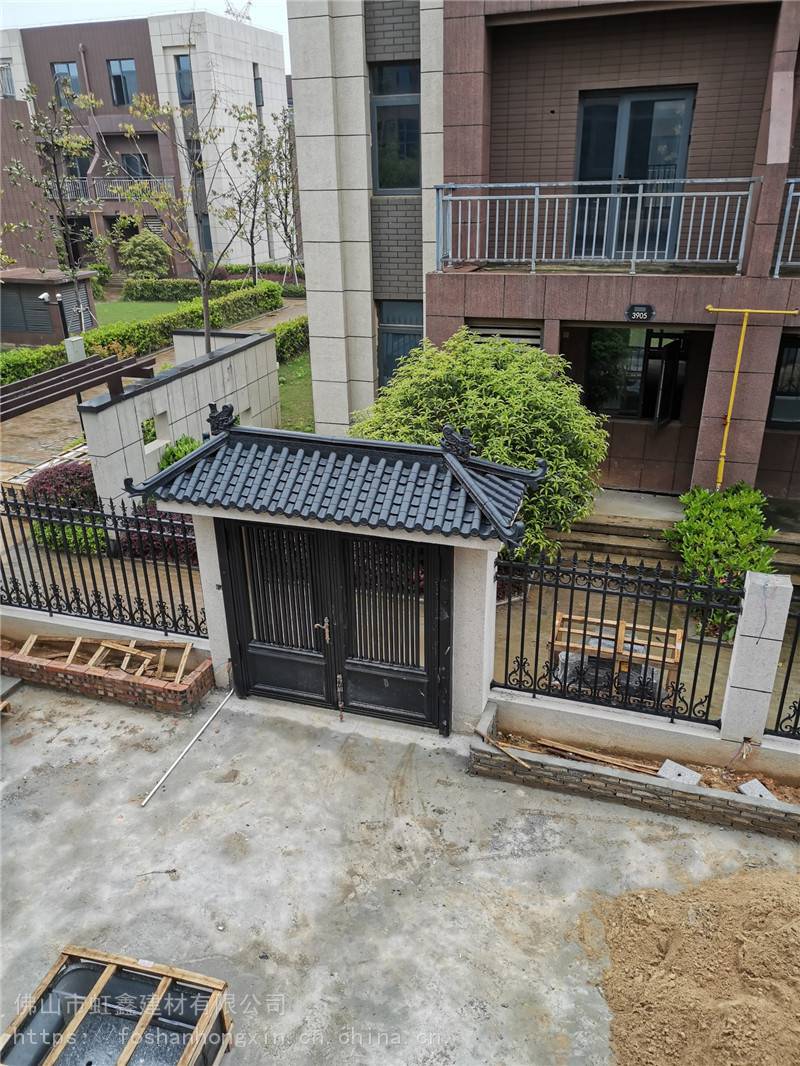 韶关庭院围墙瓦牌坊仿古瓦虹鑫店铺门头瓦