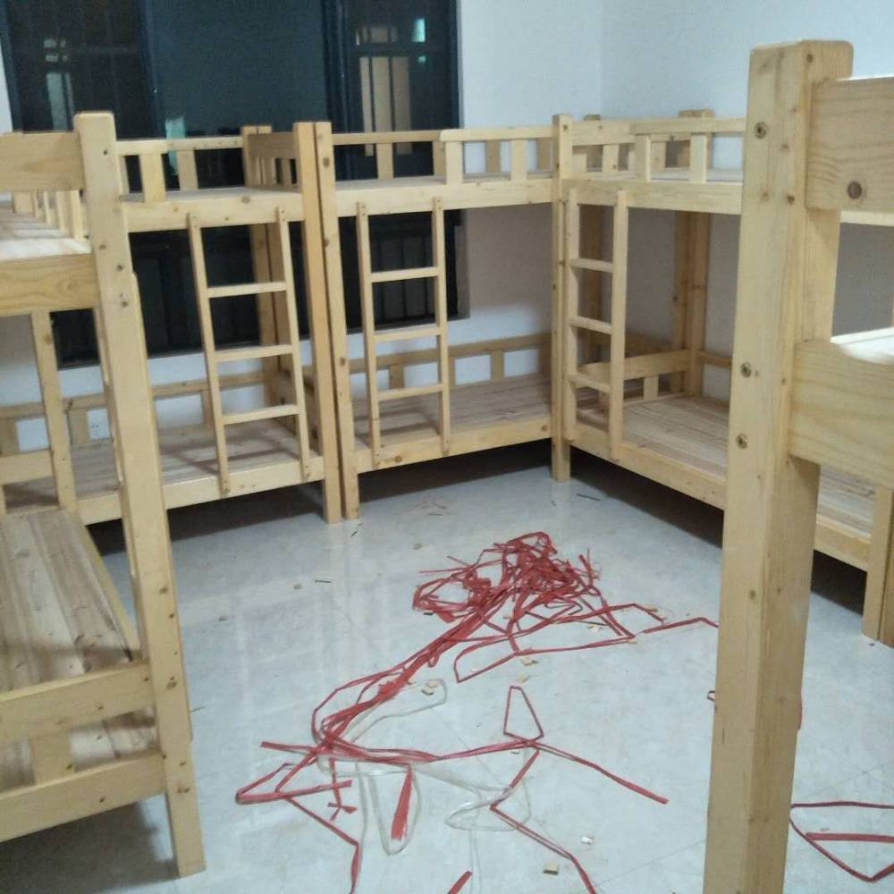 广西河池午托实木床,儿童双层木床,一小时前发布