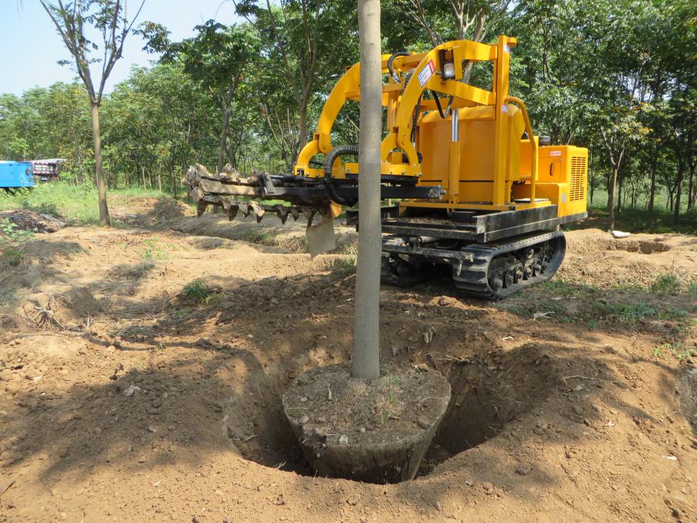 三普挖树机挖树机器3ws16型履带式挖树机挖冻土的机器