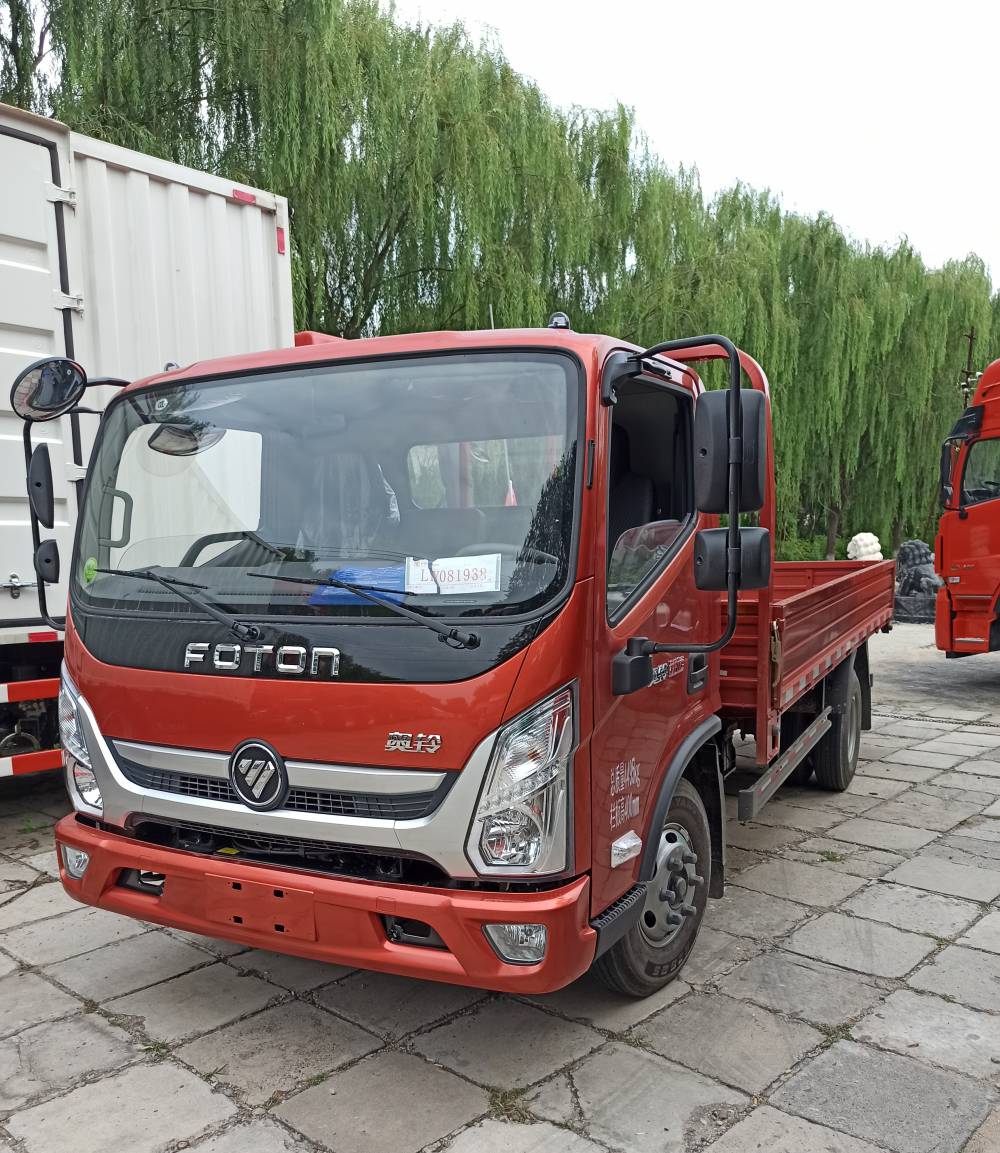 顺义卖货车的哪里有福田奥铃速运板车42米蓝牌国六报价