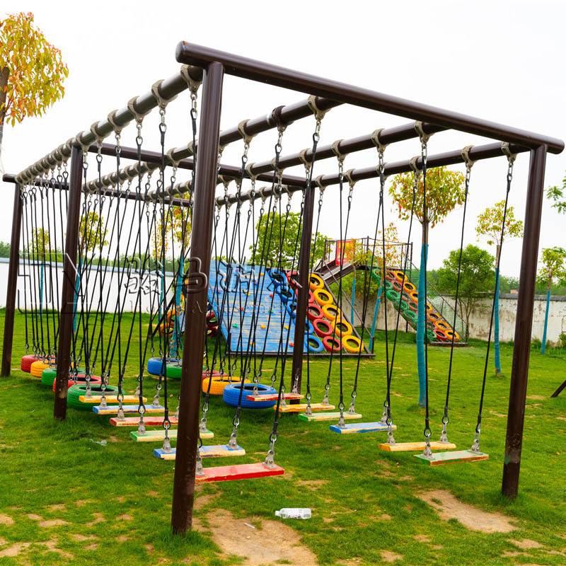 网红无动力体能拓展设施农庄游玩户外儿童游乐器材