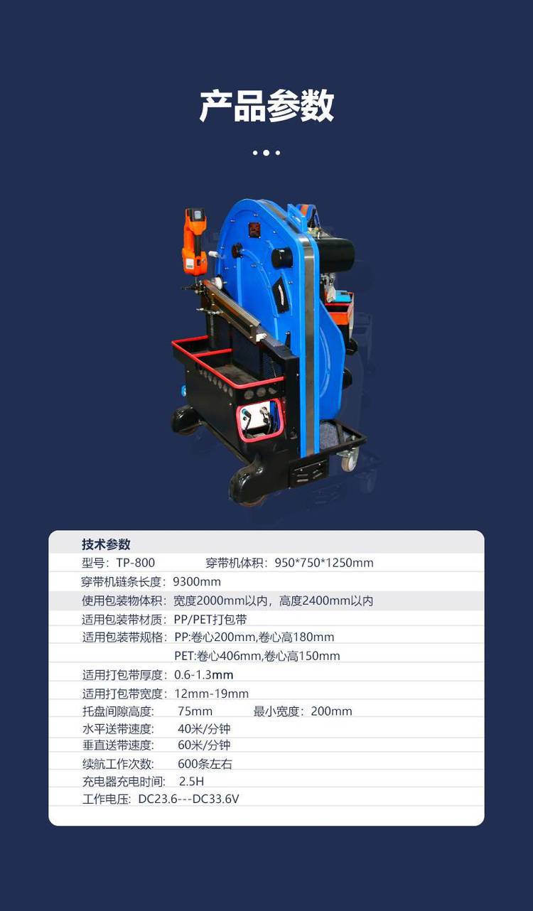 全自动穿带机自动托盘穿带打包机TP-800配SIAT打包机GT-ONE PLUS - 供应商网