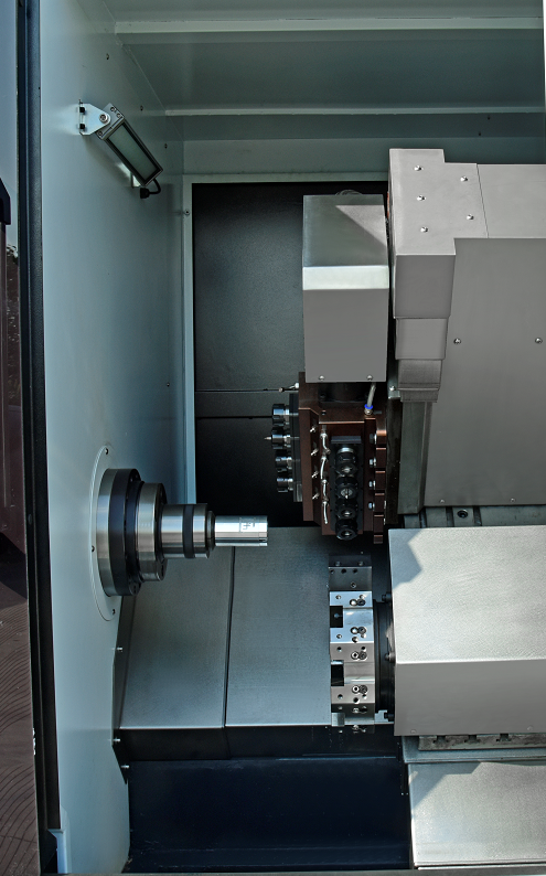 车铣复合机床gy46cf斜线轨车铣复合机床