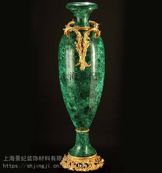 孔雀石花瓶孔雀石摆件孔雀石装饰宝瓶孔雀石藏品宝瓶价格 中国供应商