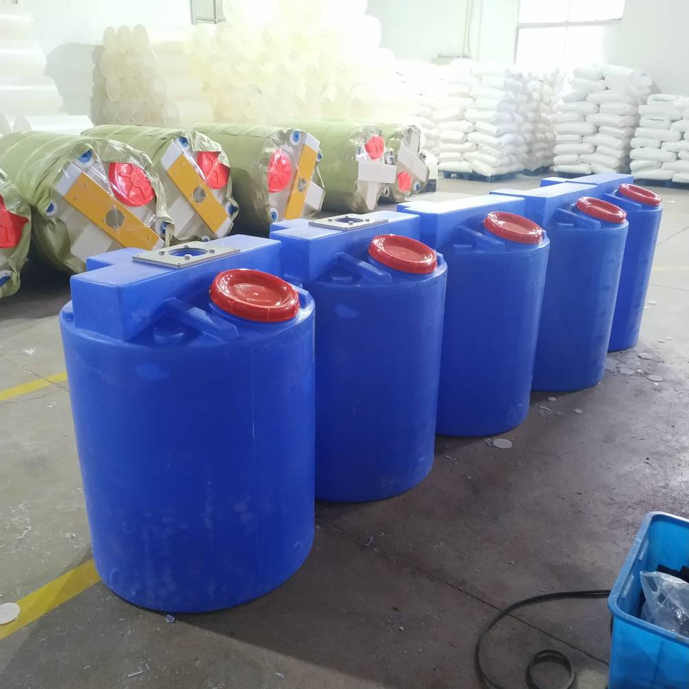 500l施肥罐水肥一体化1吨肥料桶带电机母液桶农药搅拌桶