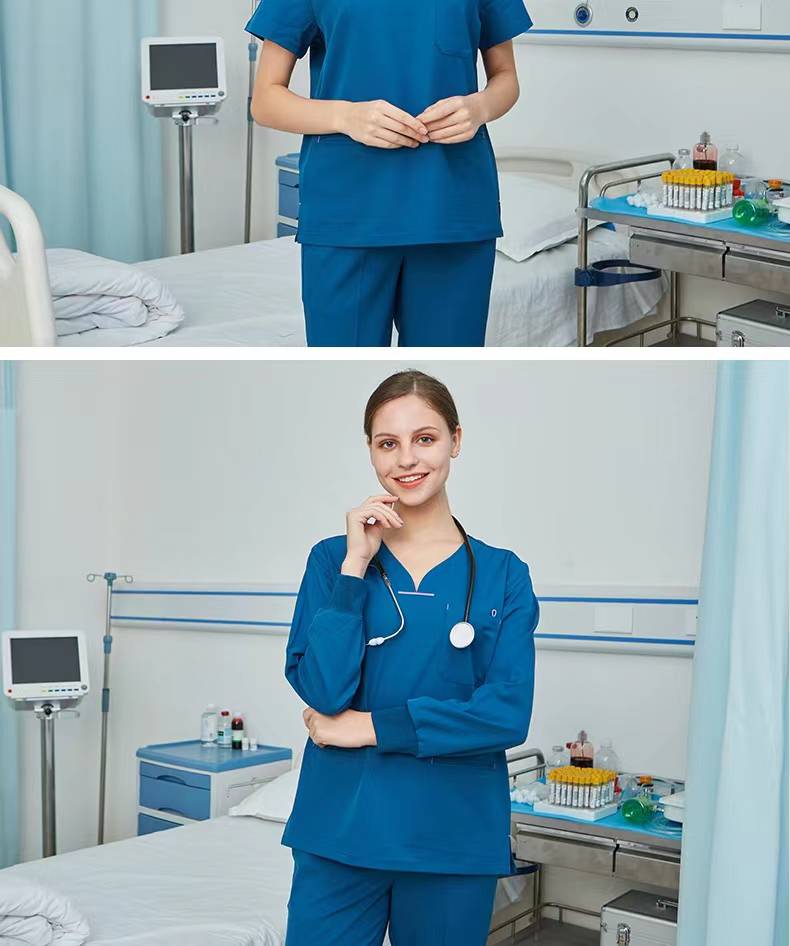 夏季洗手衣短袖隔离服刷手服弹性洗手衣医用手术衣手术服