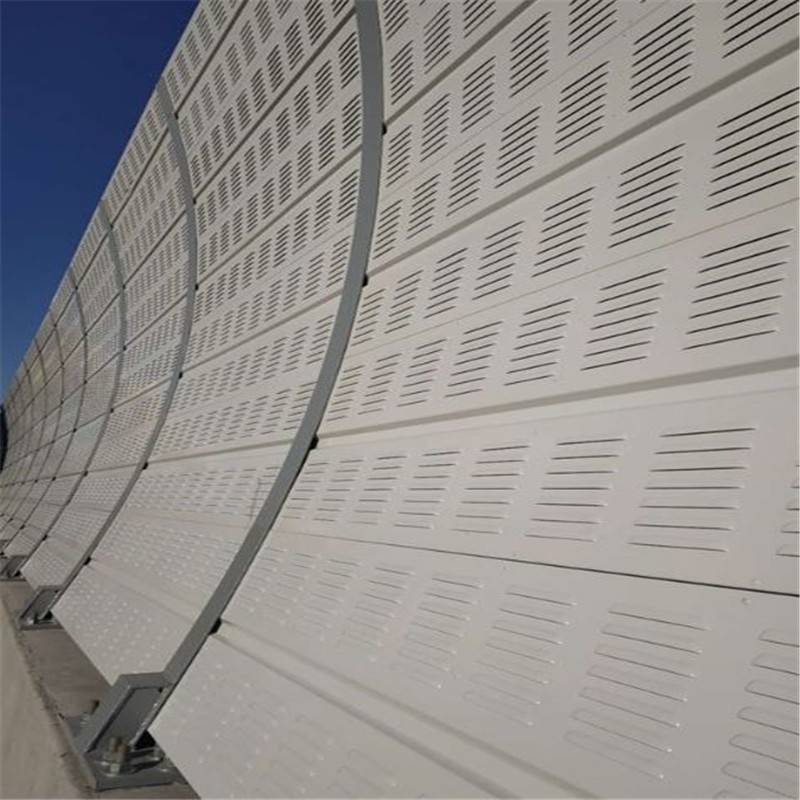 半封闭钢结构降噪声屏障 天桥透明隔音屏障 高速公路铁路吸声屏