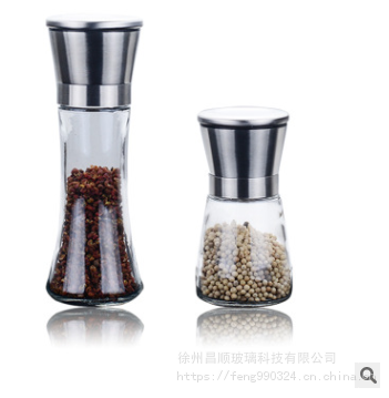 定制玻璃研磨瓶100ml玻璃瓶高度19厘米直径65厘米