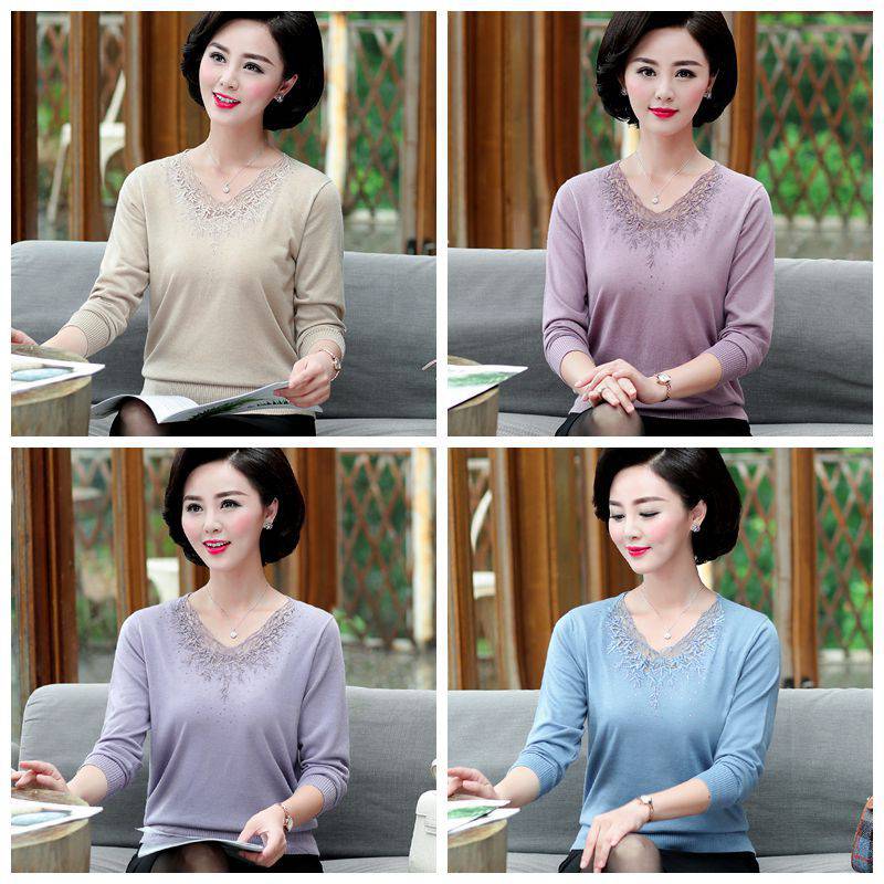 水貂绒毛衣女式针织衫流行热卖网红服装批发秋冬圆领男士针织衫