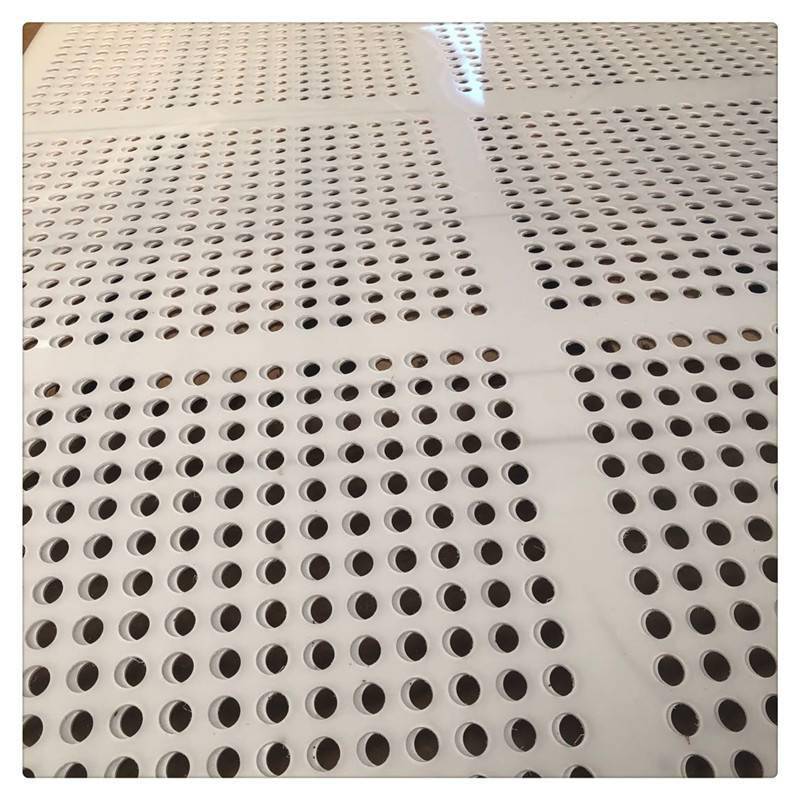 朗博厂家定制pp板网 白色pe聚乙烯食品级塑料多孔板