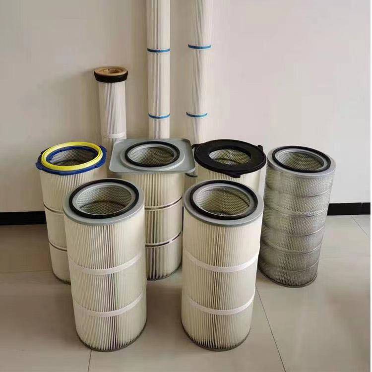 洗煤厂矿厂除尘器除尘滤筒滤芯图片