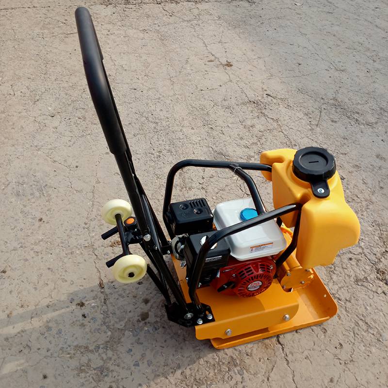 手扶式汽油震动夯90型单向平板夯久恒建筑地基打夯机