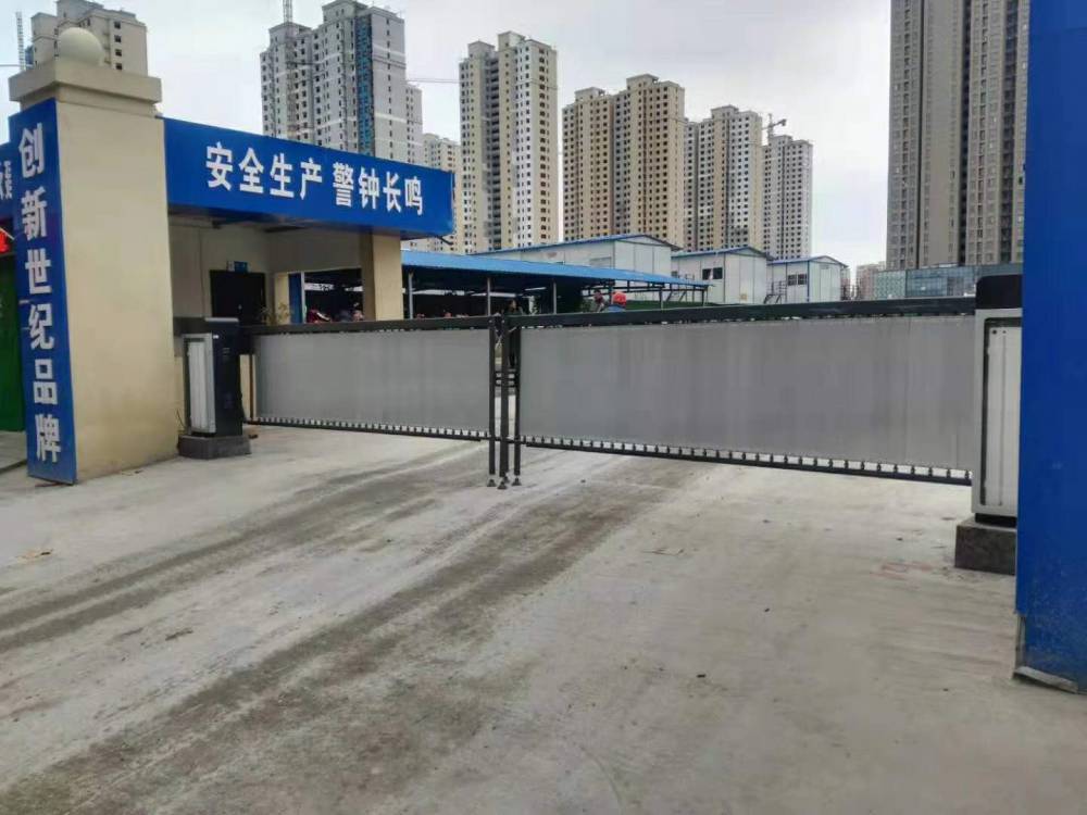 智能小区学校工地智能高清车牌识别广告道闸栅栏道闸空降闸