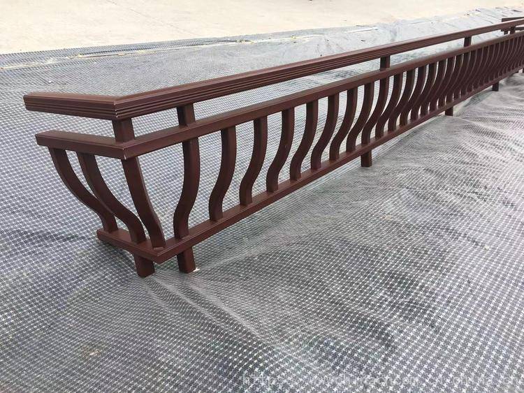 【六角凉亭木纹色美人靠 铝合金拉弯美人靠】价格_厂家 - 中国供应商