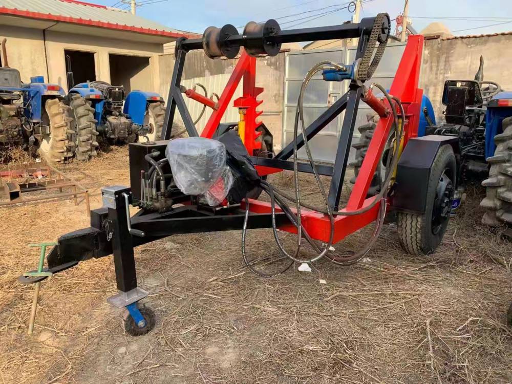 液压收放线拖车全自动电缆放线车电缆炮车hy图片