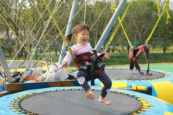 儿童蹦极单人蹦极儿童蹦床游乐设施价格游乐园加盟