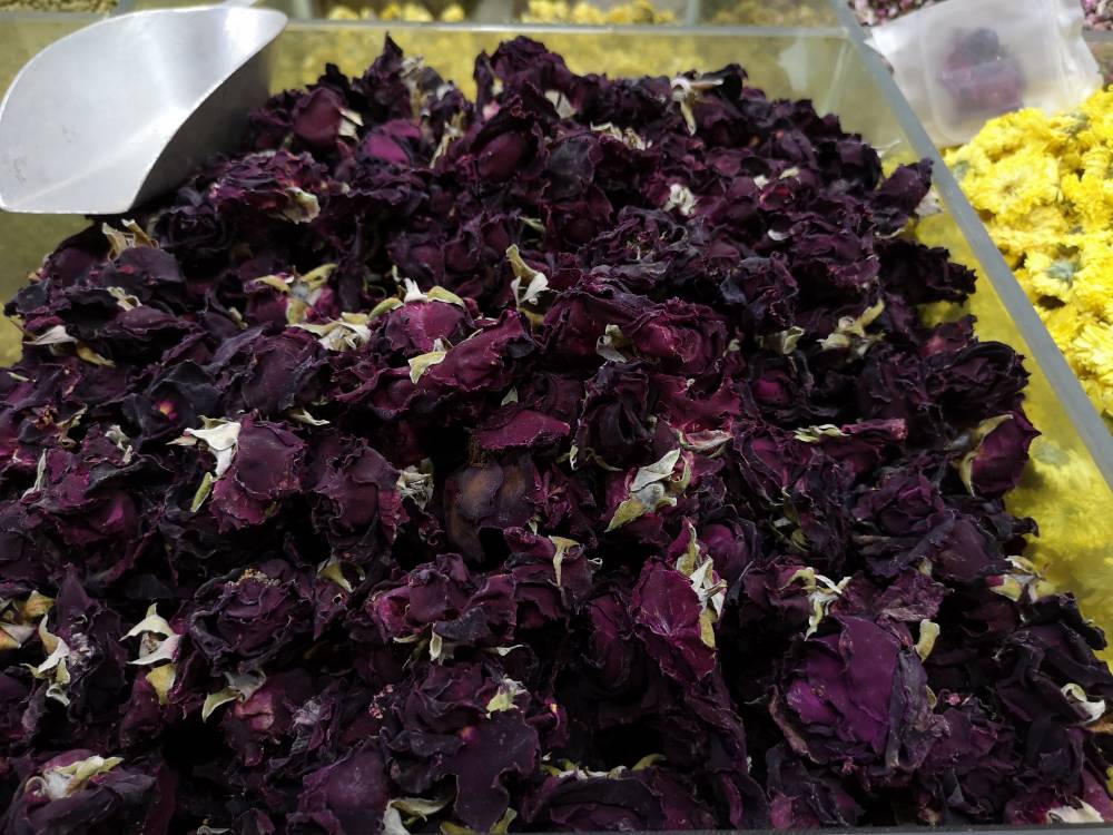 中药材黑玫瑰功效作用黑玫瑰玫瑰花黑魔术黑美人黑玫黑玫瑰花