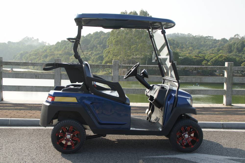 株洲高尔夫球场的电动车公园高尔夫球场便宜的蓝色四轮电动车多款颜色