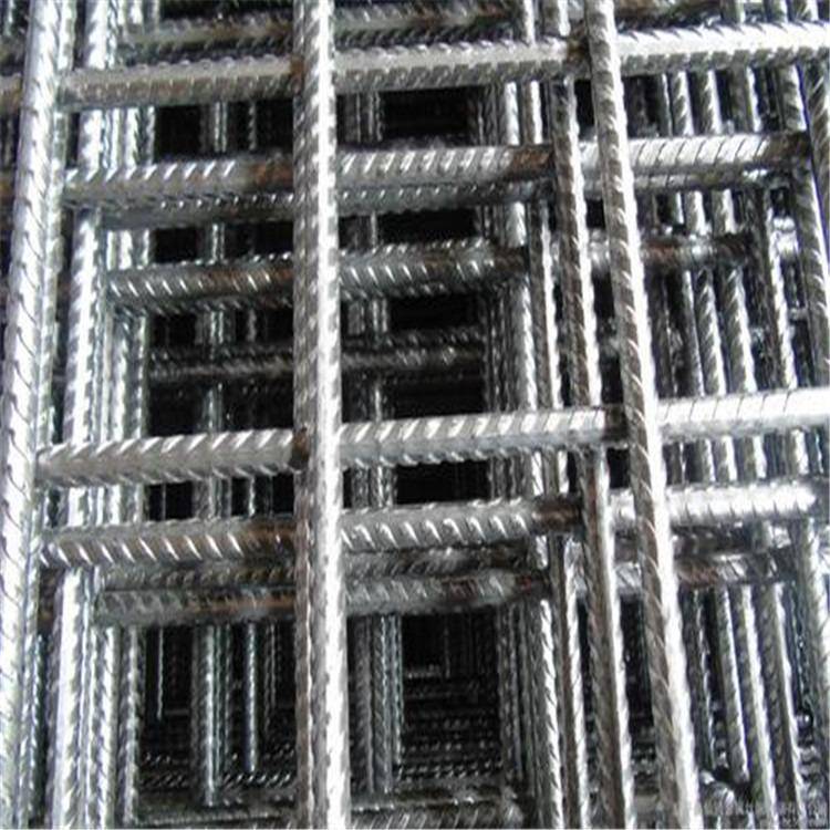 钢筋网厂家供应建筑工地帯肋钢筋网 路面铺设抗裂钢筋网