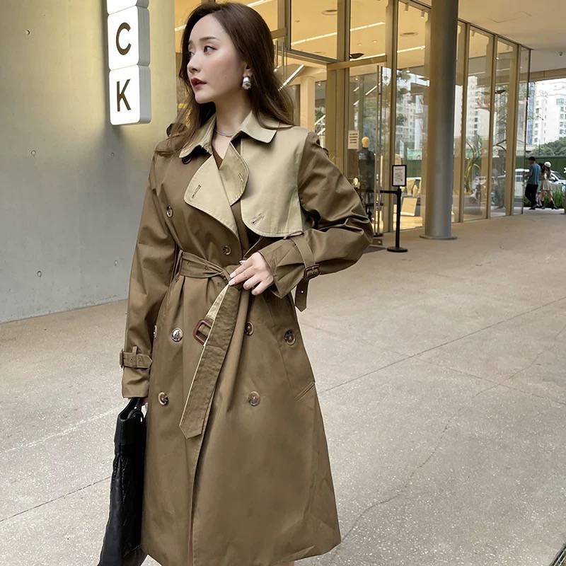 知案风衣西装原创设计师品牌欧美版型直播间女装货源