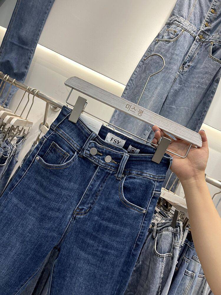 便宜秋季女装牛仔裤铅笔裤靓妹女式小脚裤地摊货清