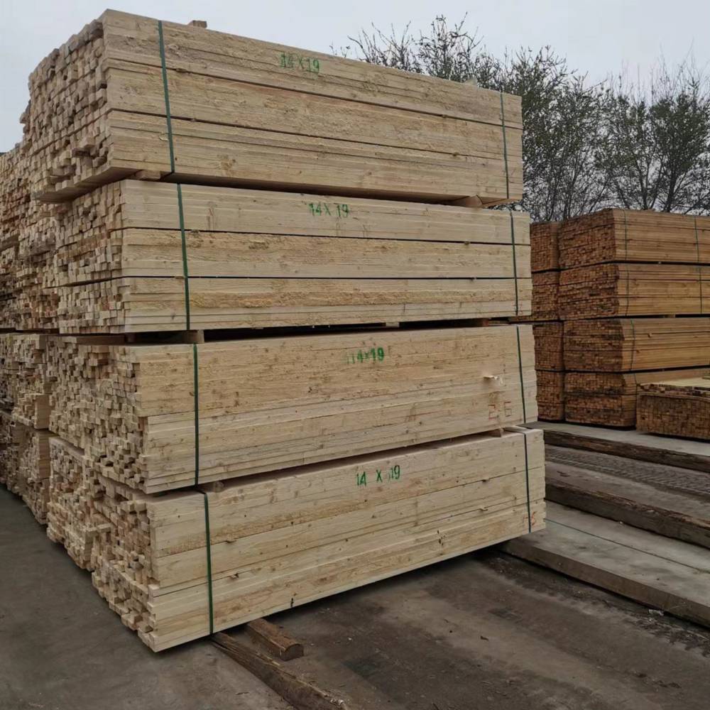 庆阳3米57木方工程木方口料正负零施工建筑木方条图片