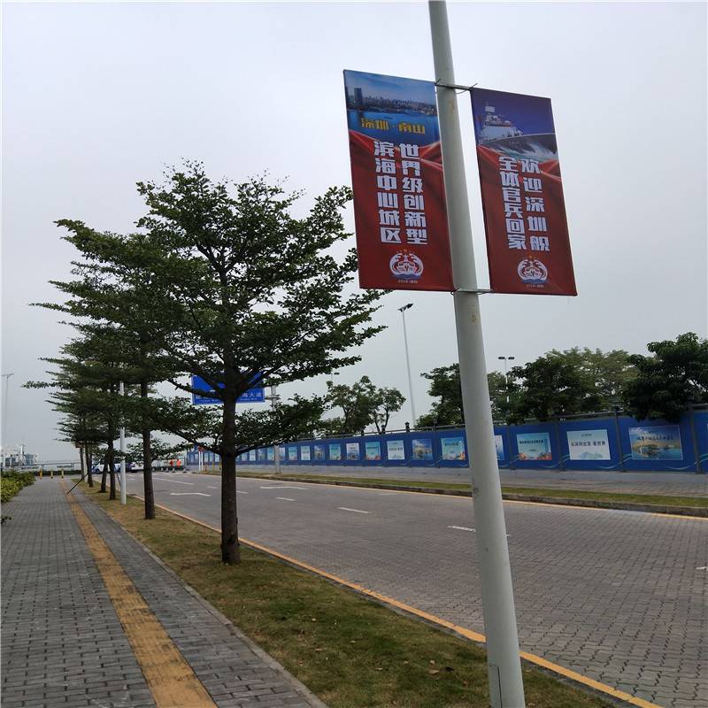 广州铝合金灯杆旗路灯杆道旗量大优惠