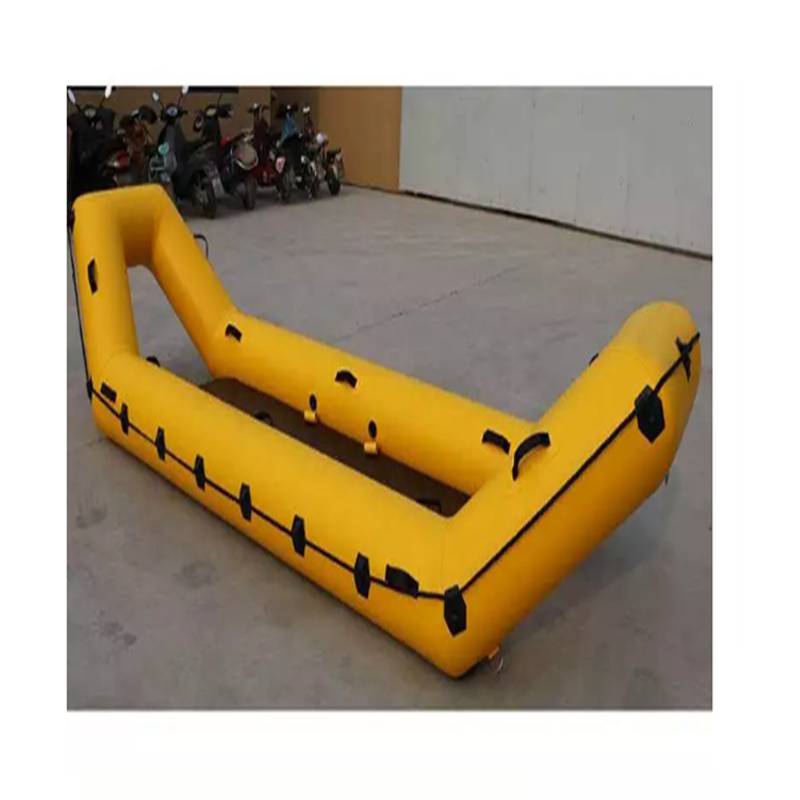 冰面救援气垫船底部坚硬抗磨冰面救援训练救生筏充气式冰面救生筏