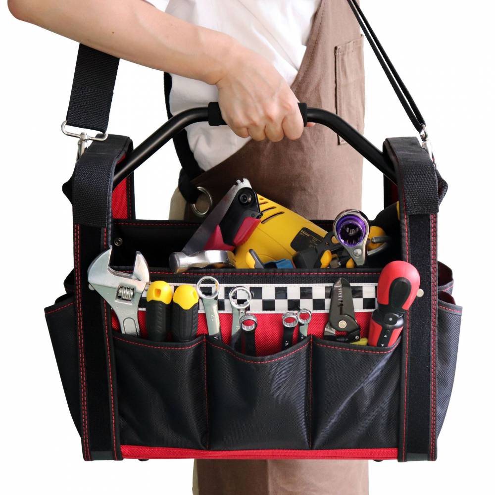工具包斜挎多功能加厚牛津布收纳袋手提大工具包上海工具手提包定做