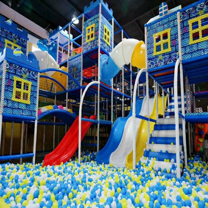 室内商场淘气堡淘气堡球池滑滑梯室内大型亲子乐园