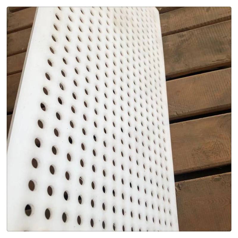 20mm厚35mm孔塑料多孔板白色pp网孔板加工厂家