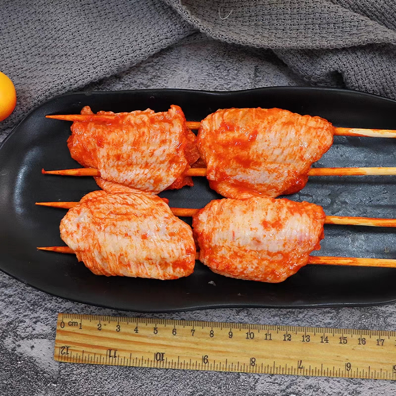 微波用炸鸡汉堡原料冷冻新鲜调味鸡中翅串冷链物流