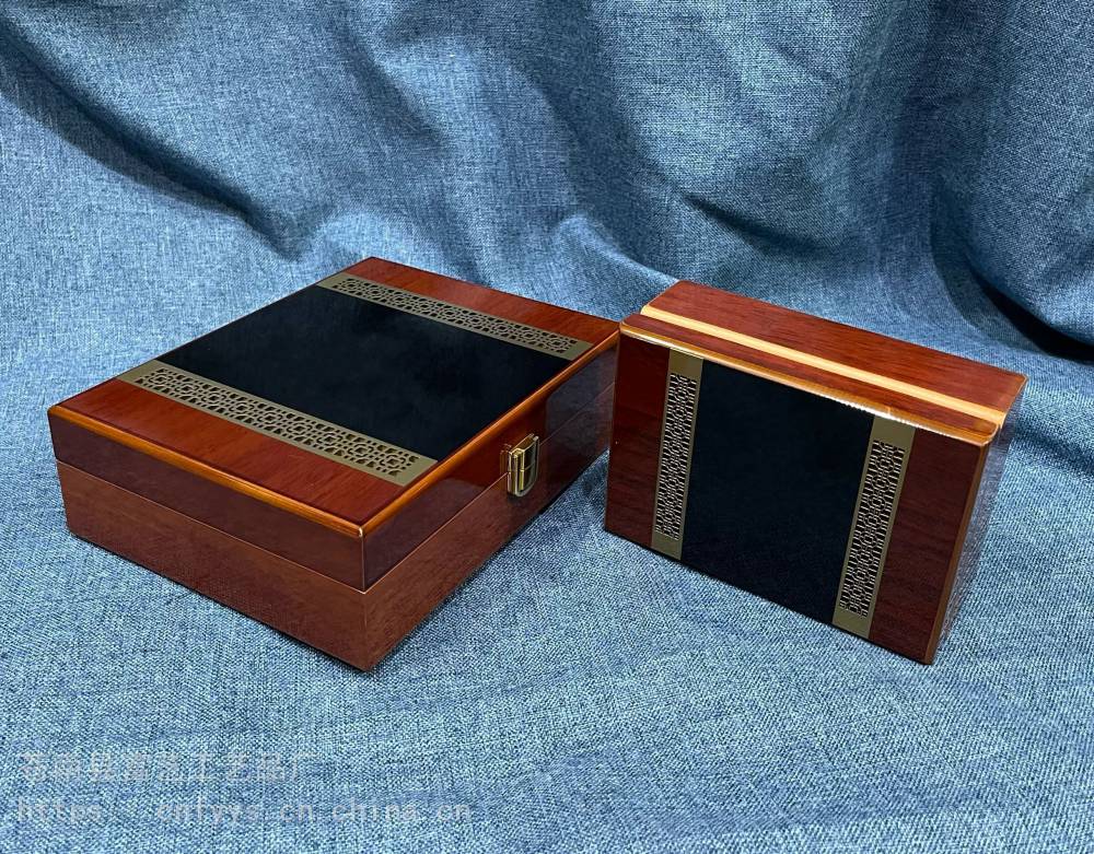 安宫牛黄丸包装木盒 安宫牛黄丸双金边木盒 平阳木艺盒包装厂