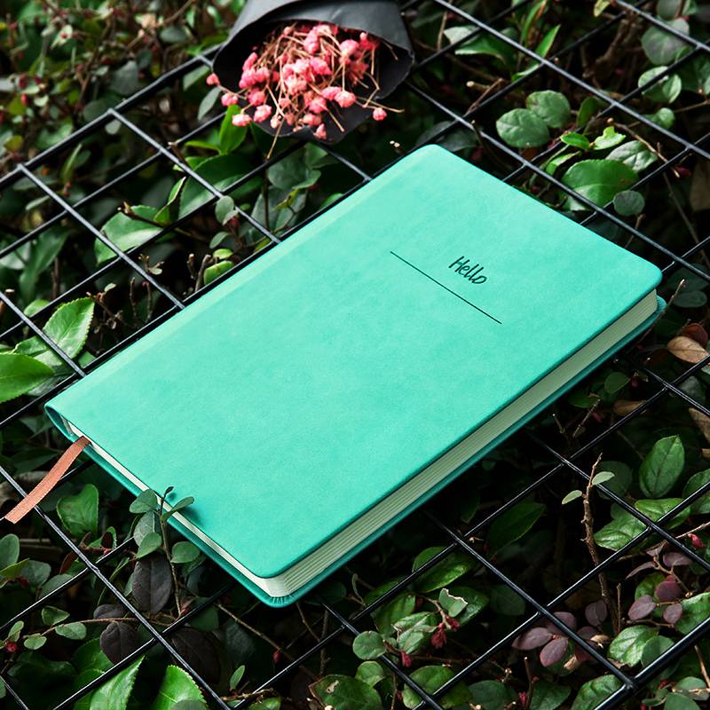 【日记本笔记本记事本黑色横线文具记录本插笔记录生活写字女笔记本】