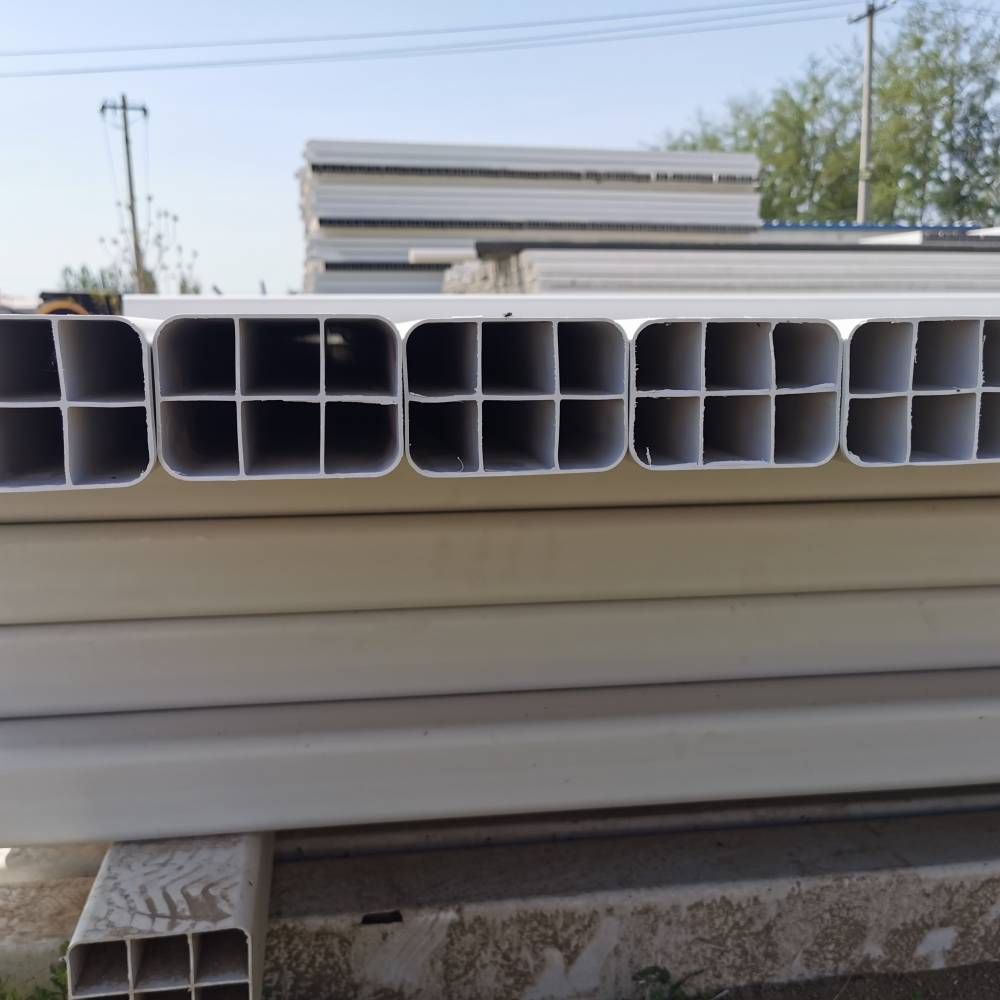 中程管道pvcu六孔格栅管33x620厚通信电线电缆用pvc方孔管