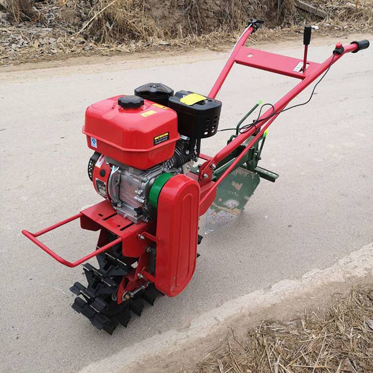 大马力山区手扶犁田机链轨式翻转犁耕地机乐丰牌