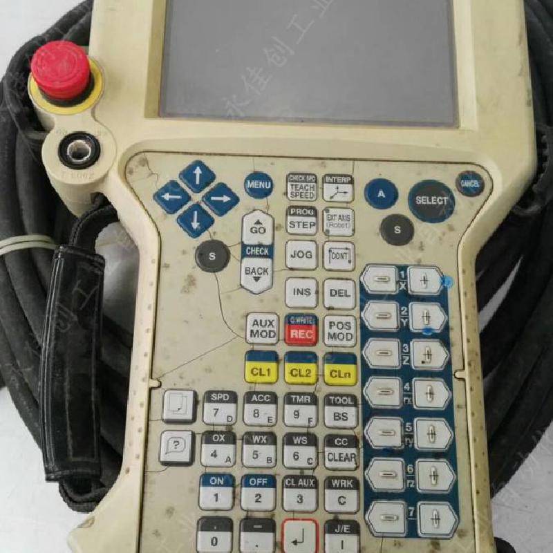 维修川崎机器人示教器508170099l05触摸不良上电不显示等故障图片