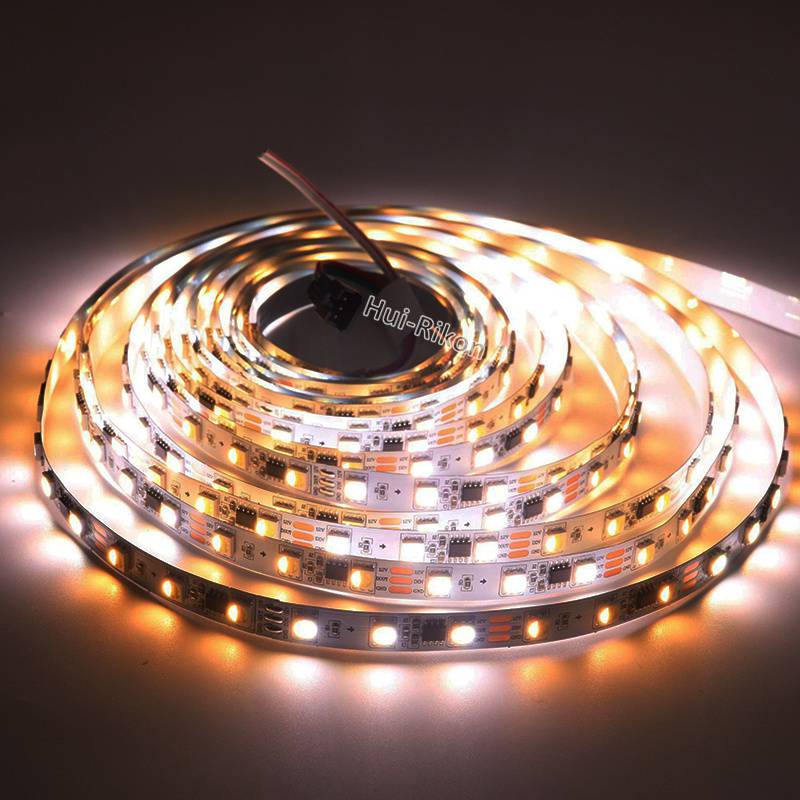 dc12v室内三色温流水跑马灯外置ic一米60灯5050封装led灯带灯条