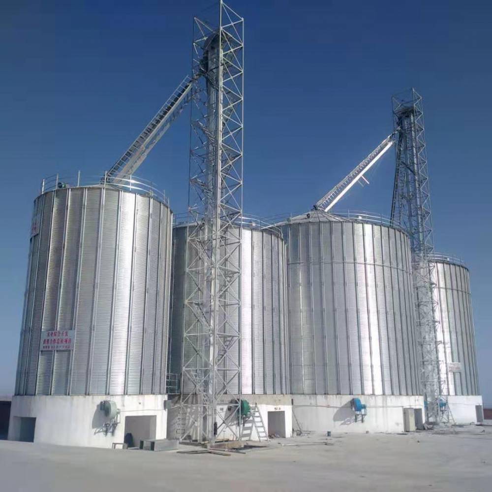 康程 1000粮仓钢板仓 酒厂存粮用大型粮仓 *** 案例丰富