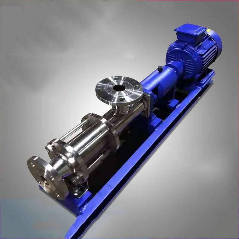 与柱塞泵,隔膜泵及齿轮泵不同的是,污泥螺杆泵可用于药剂填充和计量.