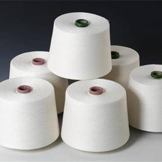 涤纶纱涡流纺10支12支16支18支针机两用包漂包染