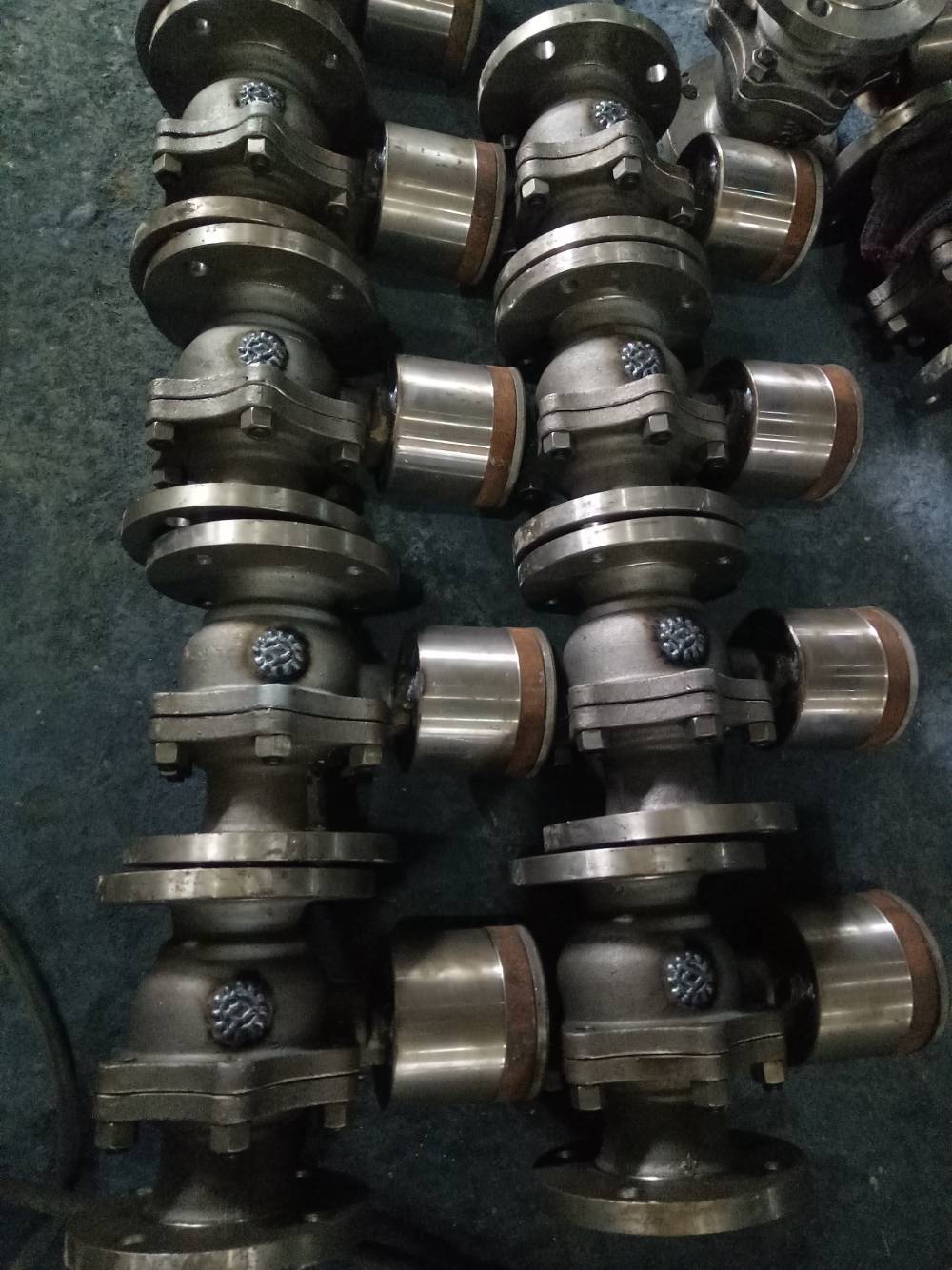 燃气防盗球阀fdq41h10p防盗球阀不锈钢法兰带锁防盗锁闭球阀图片