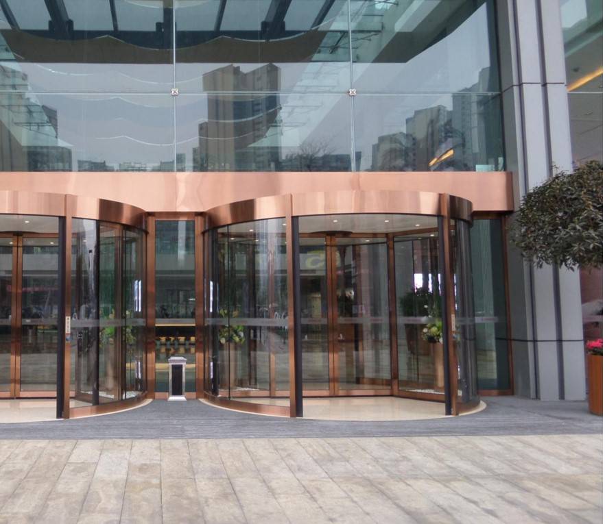 专业维修保养荷兰宝盾两翼自动旋转门三翼电动旋转门四翼旋转门