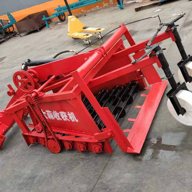 家用大蒜收获机四轮前置起蒜挖蒜机170汽油动力起蒜机