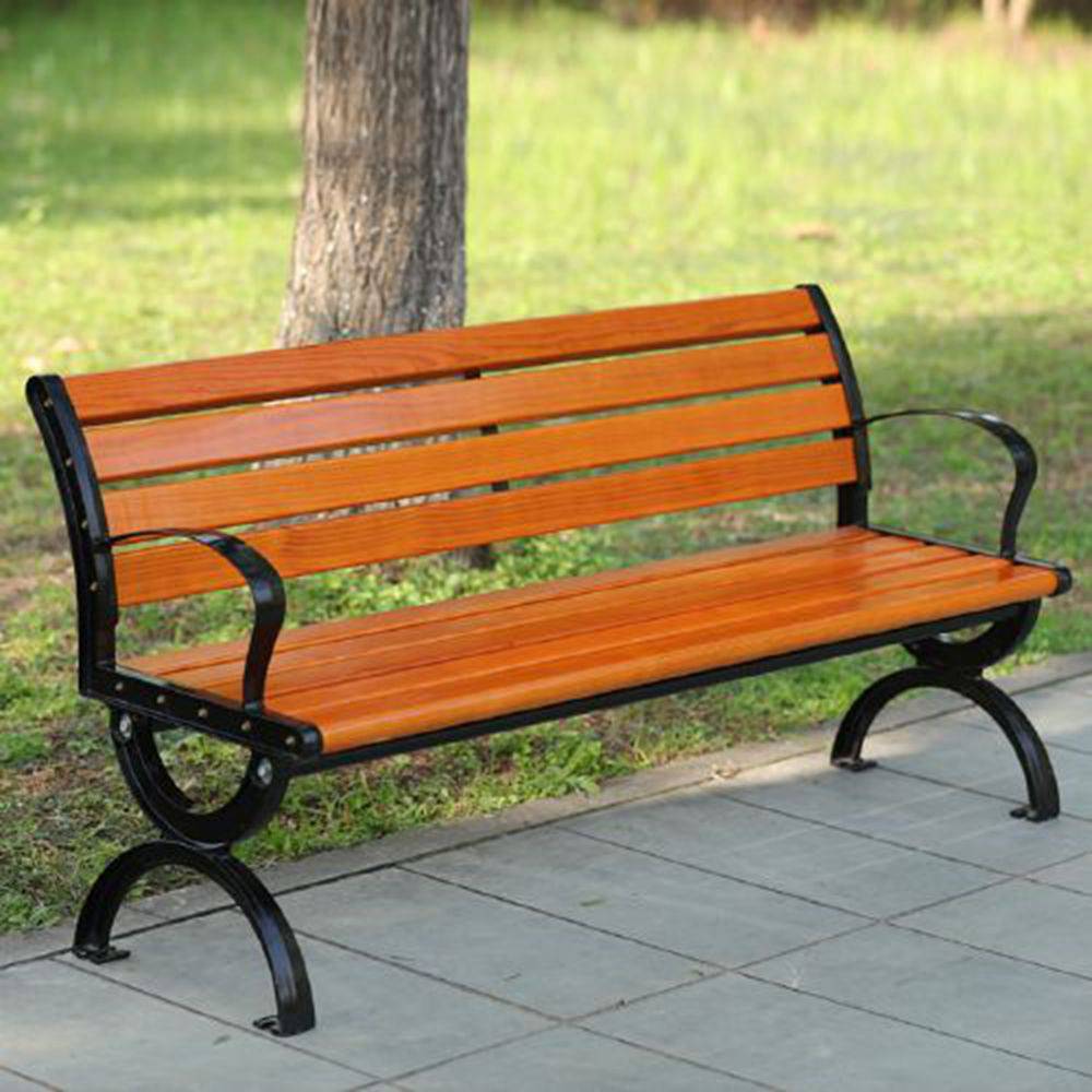 昆明公园休闲椅批发户外公园椅规格防腐木公园椅