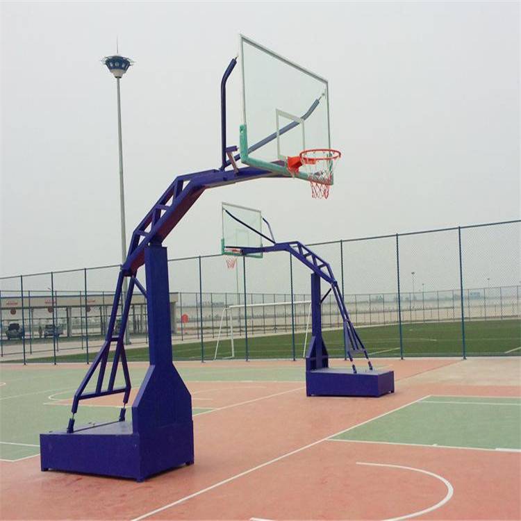 跃羚YL-1211 标准篮球架 圆管地埋篮球架子 大箱体
